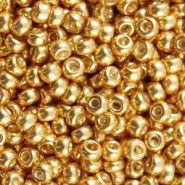 Miyuki seed beads 6/0 - Galvanized gold 6-1052
